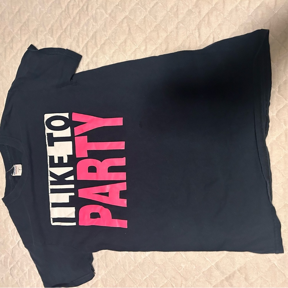 Black and Pink Graphic T-Shirt